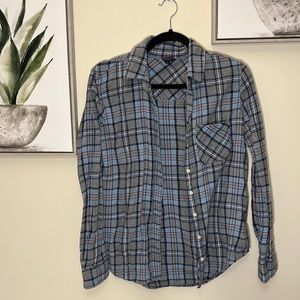 Thick Aeropostale Blue Gray Flannel